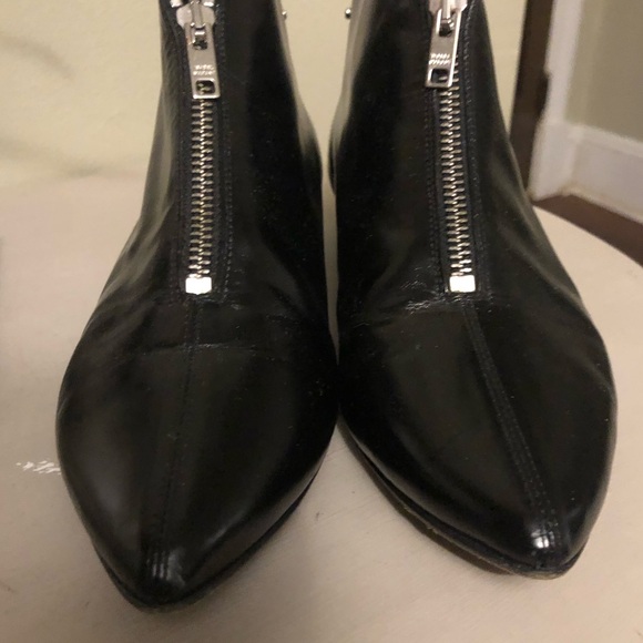 Isabel Marant Leather Ankle Booties 37/7 - Picture 7 of 10